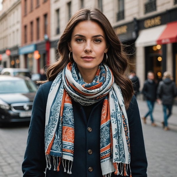 Quelles sont les meilleures façons de porter des foulards imprimés avec des tenues unies?