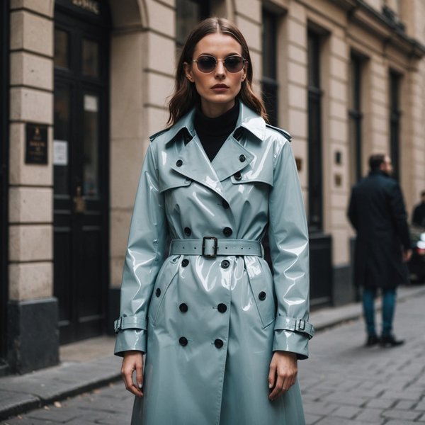 Comment styliser un trench-coat en PVC pour un look avant-garde?