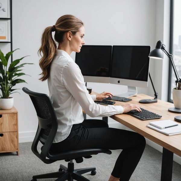 Comment organiser un espace de travail ergonomique pour les femmes souffrant de douleurs lombaires?